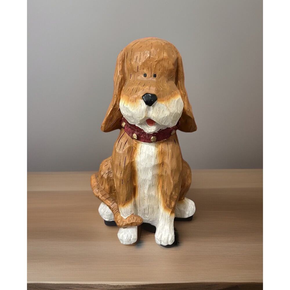 Cute Hand Painted Dolgencorp Puppy. Measures 7 Inches Tall